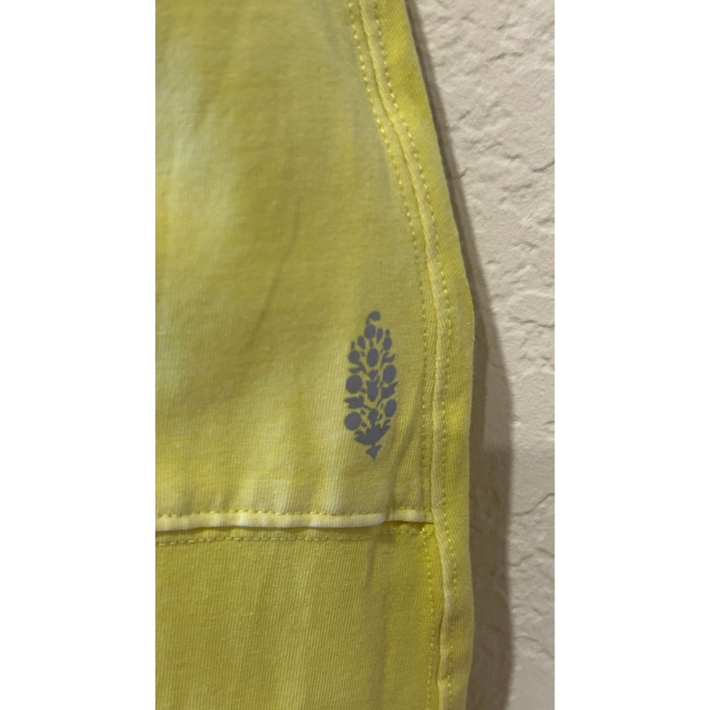 Free People FP Movement Womens Hot Shot Onesie Size S Yellow Slouchy Jumpsuit - Picture 2 of 7